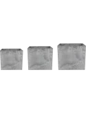 Artstone Maud Pot Grey (set van 3)