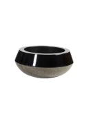 Bordo Bowl Eggshell Brown + Black Lacquer Bowl Eggshell Brown + Black Lacquer