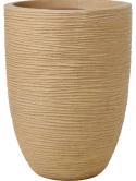 Capi Roots Rib Vaas Elegant Laag Beige