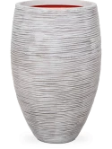 Capi Roots Rib Vaas Elegant Deluxe Ivoor Vaas Elegant Deluxe Ivoor