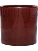 Cylinder Pot Deep Red