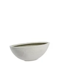 Curved Oval White Oval White