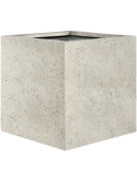 Grigio Cube With Wheels Antique White Cube With Wheels Antique White