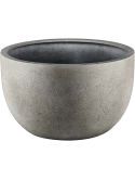 Grigio New Egg Pot Low Natural Concrete