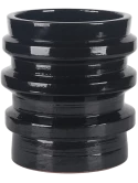 Agate Pot Black Pot Black