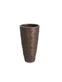 Graphic Vase Bronze