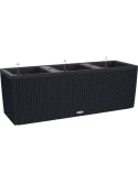 Lechuza Trio Cottage 30 All Inclusive Set Grafietzwart