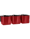 Lechuza Cube Green Wall Home Kit Color All Inclusive Set Scharlakenrood Hoogglans