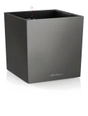 Lechuza Premium Cube 40 All Inclusive Set Antraciet Metallic