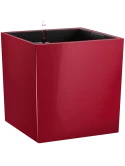 Lechuza Premium Cube 40 All Inclusive Set Scharlakenrood Hoogglans