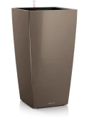 Lechuza Premium Cubico 40 All Inclusive Set Taupe Hoogglans