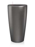 Lechuza Premium Rondo 40 All Inclusive Set Antraciet Metallic