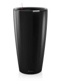 Lechuza Premium Rondo 40 All Inclusive Set Zwart Hoogglans