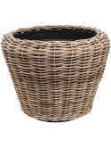 Drypot Rattan Round Grey Outdoor Round Grey Outdoor