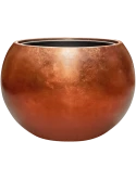 Baq Metallic Silver leaf Globe Matt Copper (met inzetbak)