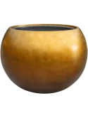 Baq Metallic Silver leaf Globe Matt Honey (met inzetbak)