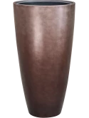 Baq Metallic Silver leaf Partner Matt Coffee (met inzetbak)