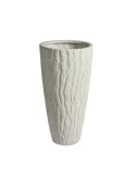 Pattern Vase White Washed