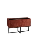 Pouf Rectangular Copper
