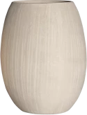 Baq Polystone Coated Plain Balloon Natural (met inzetbak)