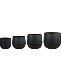 Ninthe Pot Metallic Grey (set van 4) Pot Metallic Grey (set van 4)
