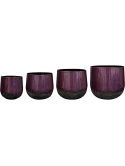 Ninthe Pot Metallic Purple (set van 4) Pot Metallic Purple (set van 4)