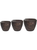 Cascara Pot Bronze (set van 3)