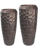 Cascara Vase Bronze (set van 2)