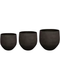 Ciana Pot Black (set van 3)