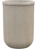 Baq Vertical Rib Cylinder Beige