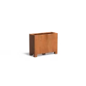 Cortenstaal Carrez met poten CorTen 2mm