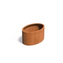Cortenstaal ellipse zonder bodem