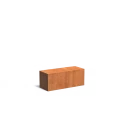 Cortenstaal sokkel