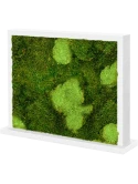 Mos Divider MDF Ral 9010 Zijdeglans Dubbelzijdig 30% Bolmos en 70% platmos
