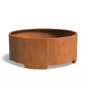 Cortenstaal Circum met poten CorTen 3mm