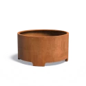 Cortenstaal Circum met poten CorTen 3mm